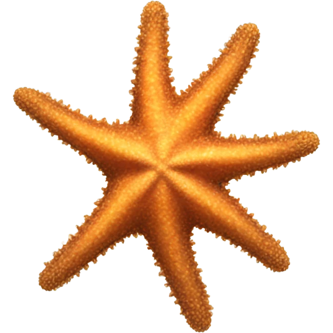Hairy starfish emoji
