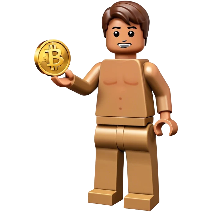 lego homme bitcoin emoji