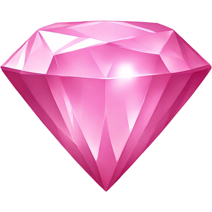 Pink diamond emoji