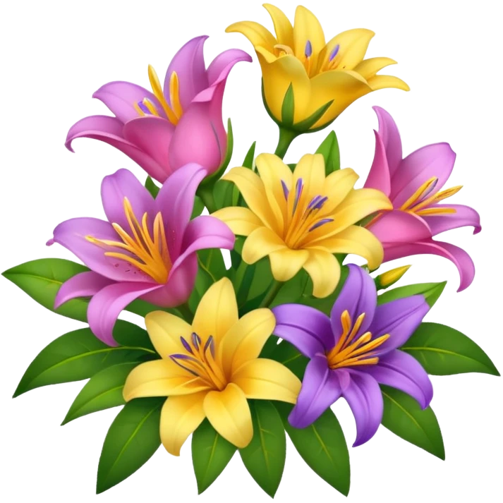 A bouquet of flowers emoji