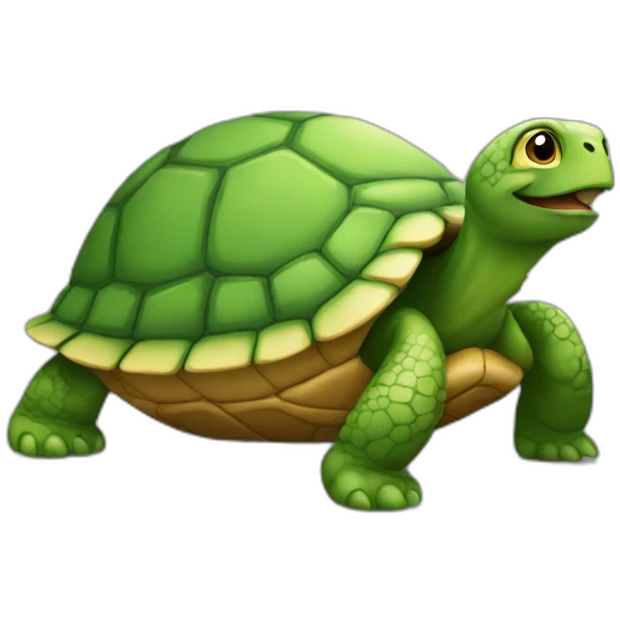 Chat sur tortue emoji