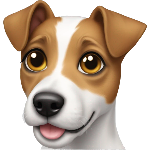 Girl Jack Russell Terrier emoji