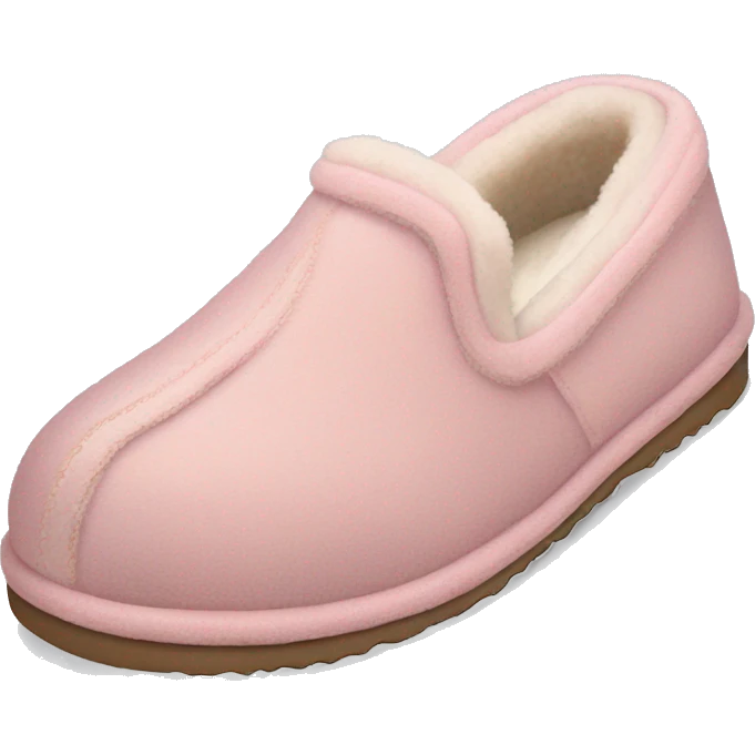 light pink UGG Tasman slippers emoji