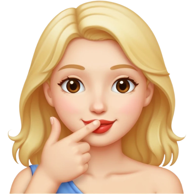 Bisous avec pouce emoji