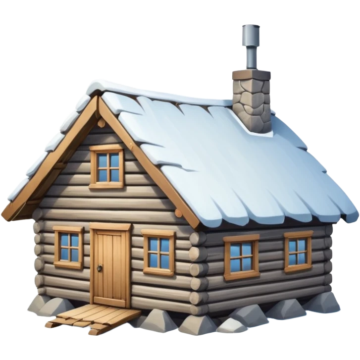 Norwegian mountain hut cabin emoji