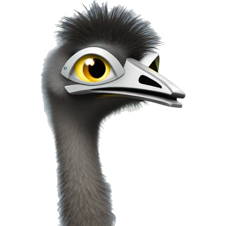 emu wit emergency light emoji