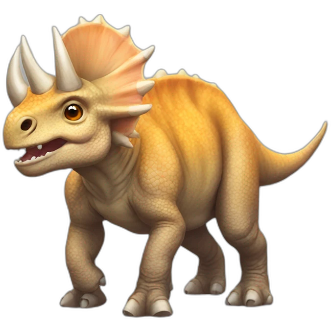 Triceratops emoji