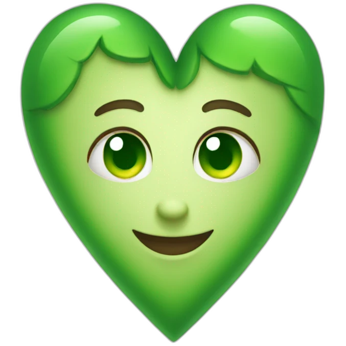 green heart emoji