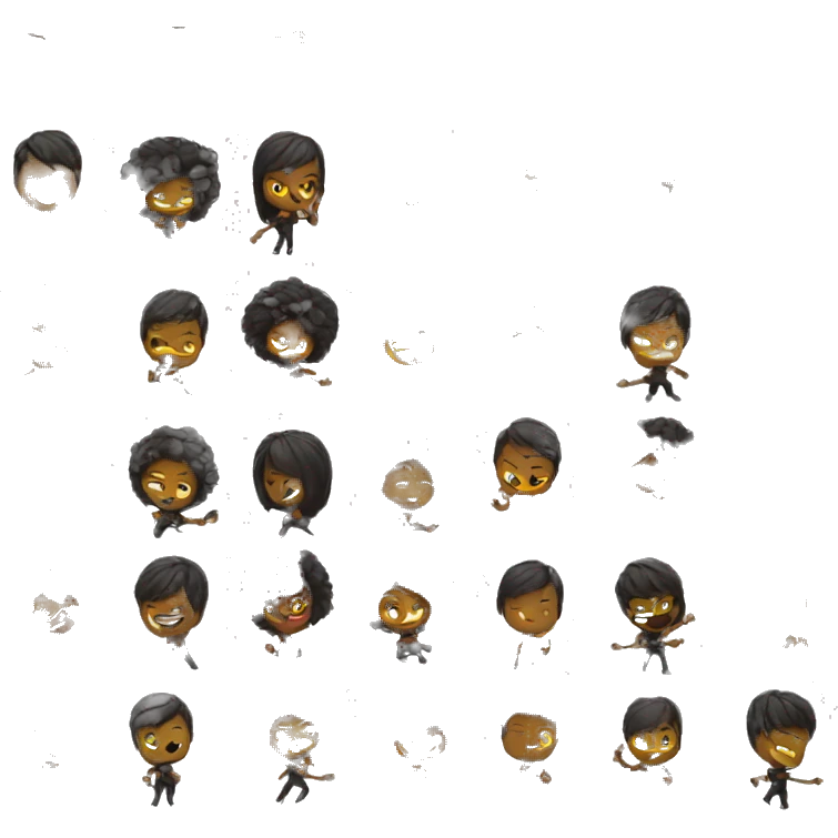 black photographer dance party emoji