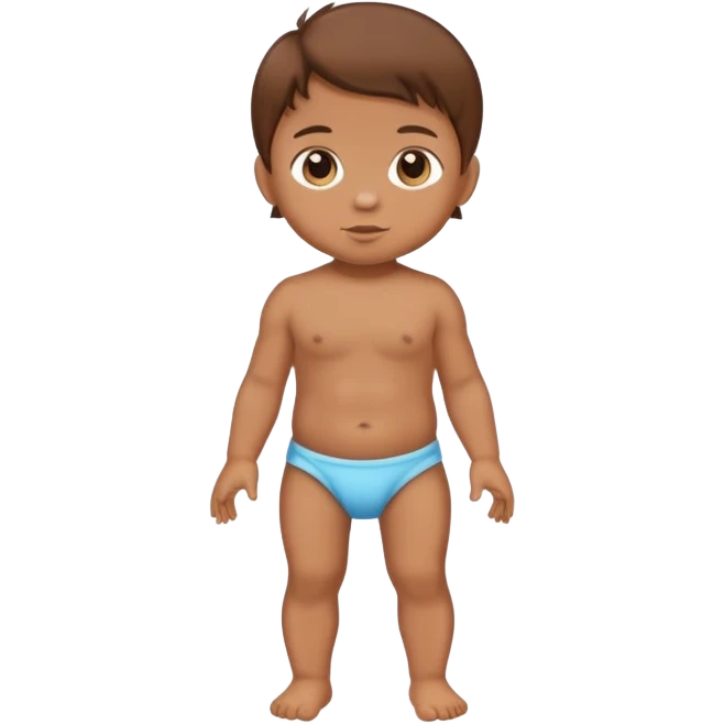 full body tanned baby emoji