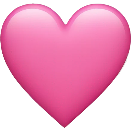 Pink heart emoji