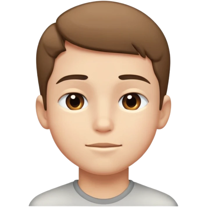 Smirking boy eyes closed emoji