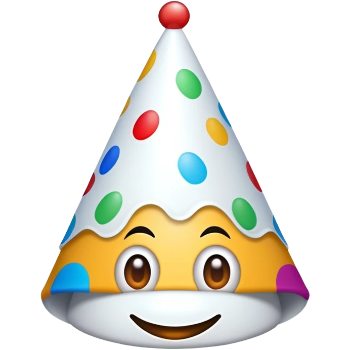 really goofy birthday hat emoji