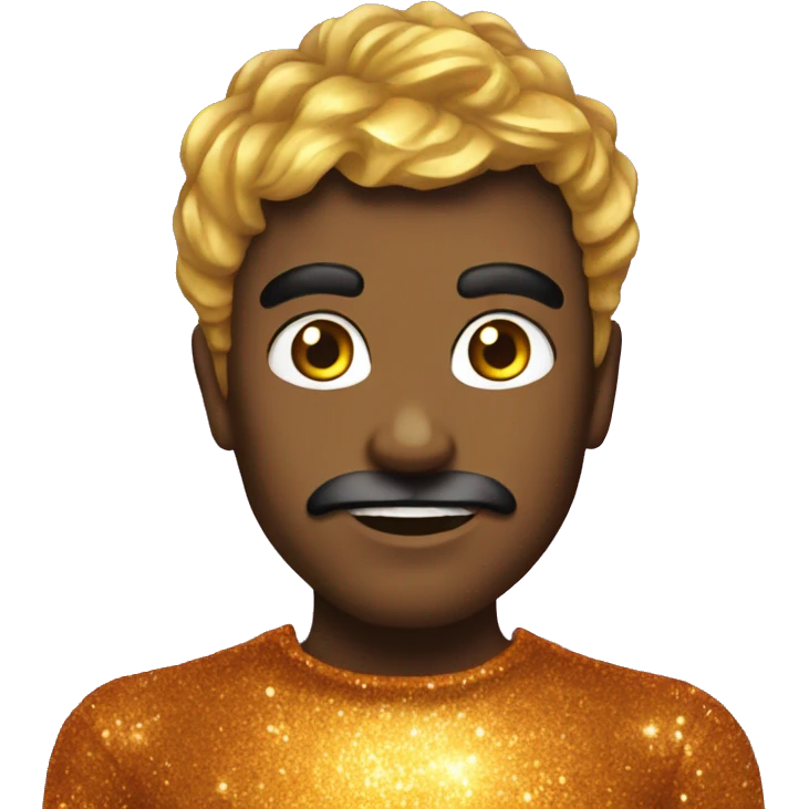 glittery halloween emoji