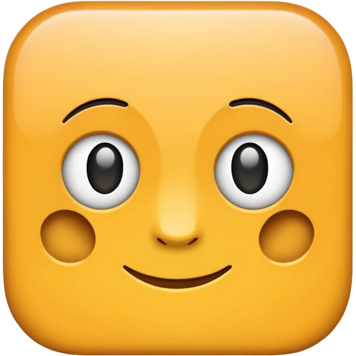 Minimal white background, emoji