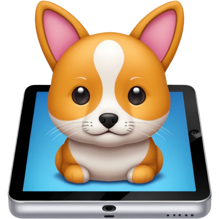 drawing a pet an ipad emoji