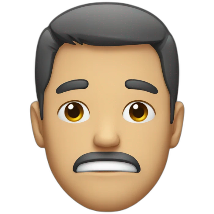 Man crying emoji