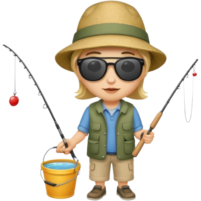 Lets go fishing emoji