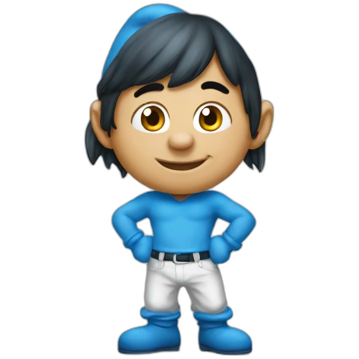 Smurf emoji