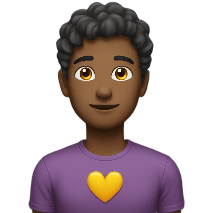 main tendues avec un coeur emoji