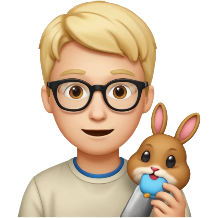 nerd face emoji eats coderabbit logo emoji