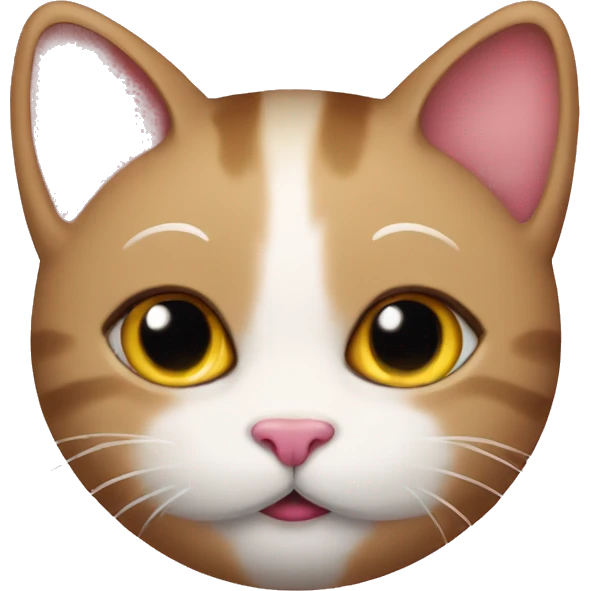 Kitty with heart emoji