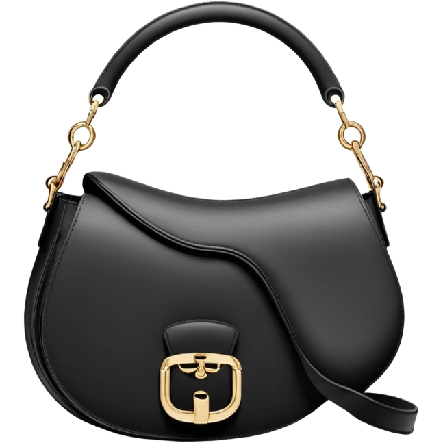 all white Dior's Designer Saddle Bag  emoji