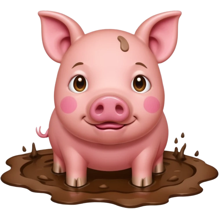 pig mud emoji
