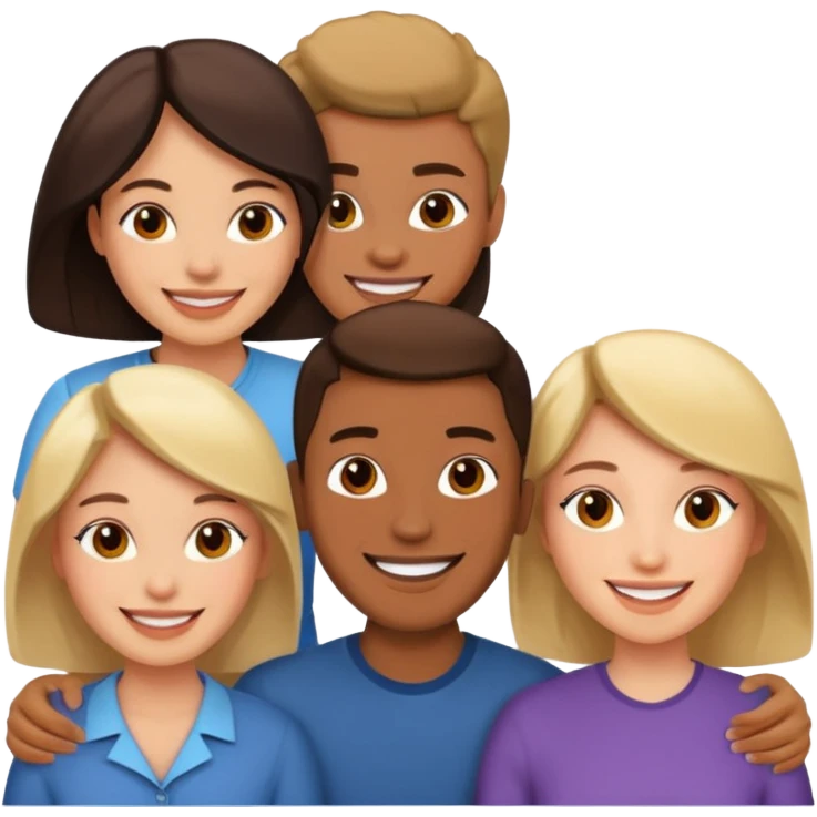 DOS MUJERES Y UN HOMBRE emoji