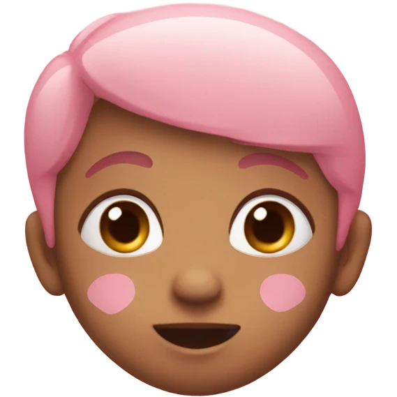 A baby pink colored heart with the name Salim in it emoji