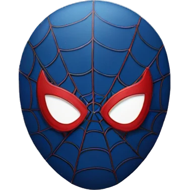 cute spider man mask emoji