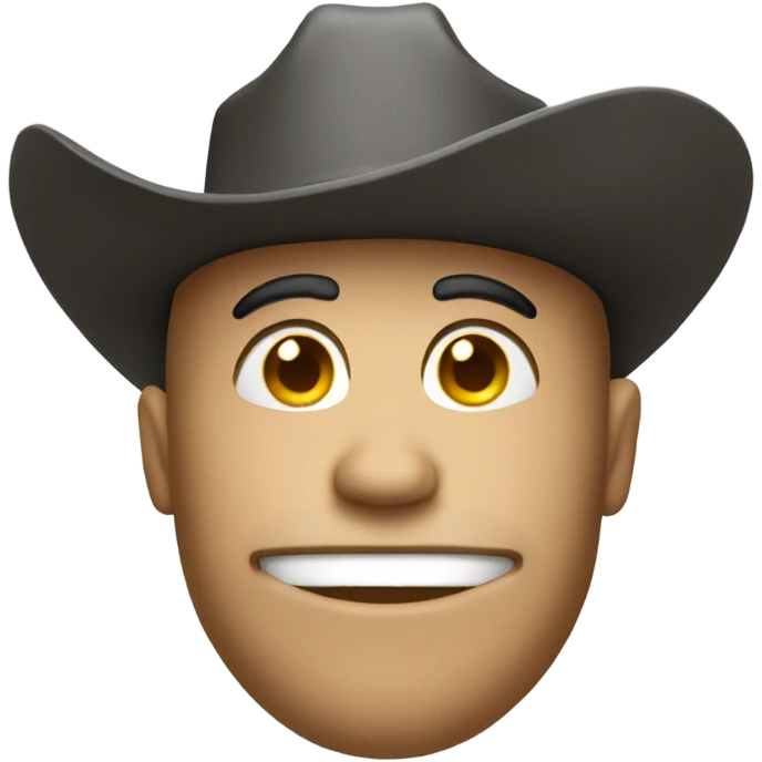 Moneyface with a cowboy hat  emoji