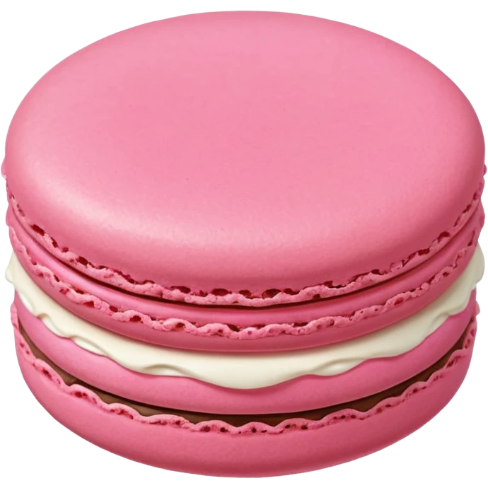 Pink cute macaron emoji