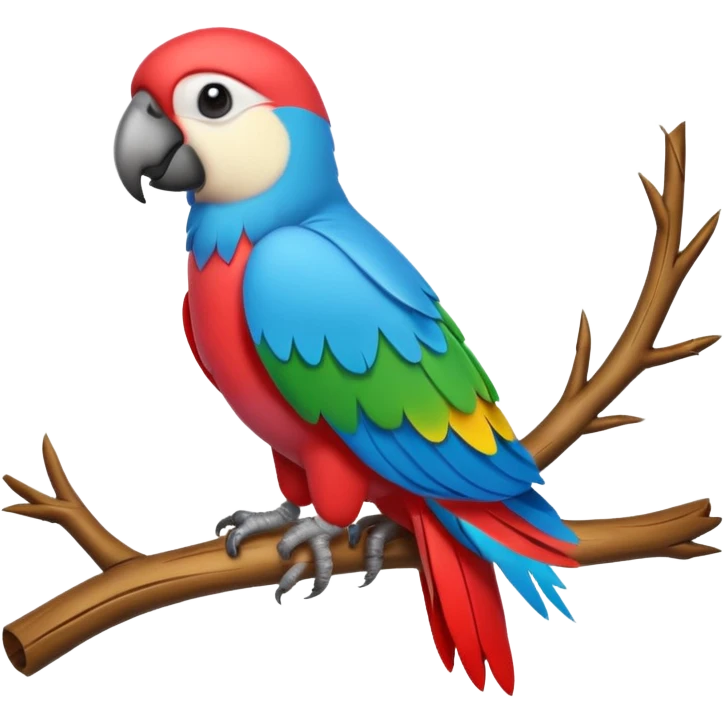 Papagaio faltante em 3D emoji