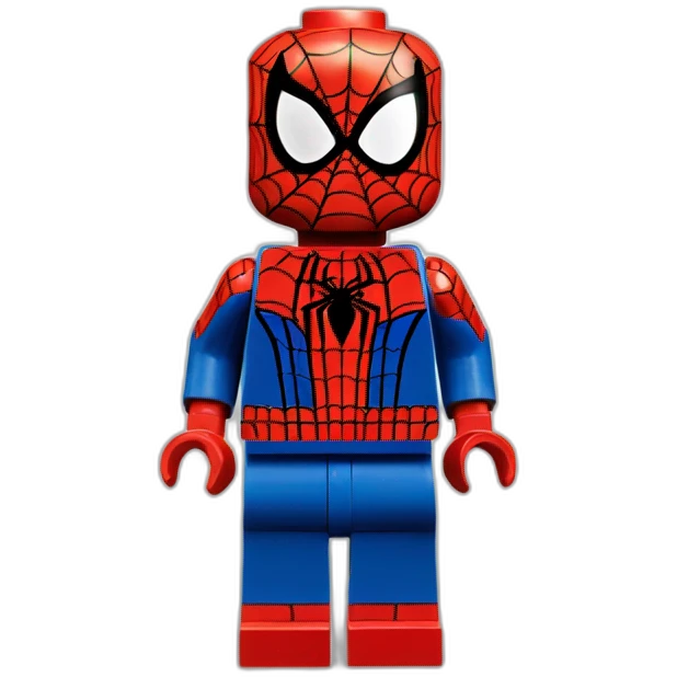 Spider man play lego emoji