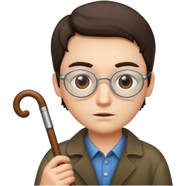 blind person emoji
