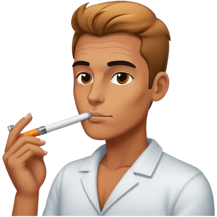 Smoking a vape  emoji