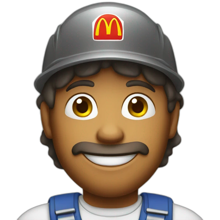 McDonald workman emoji