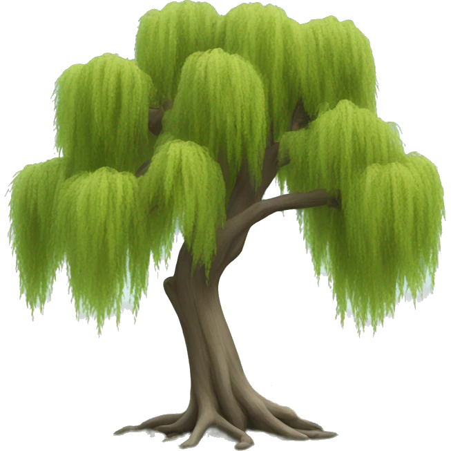 Willow tree only one branch emoji