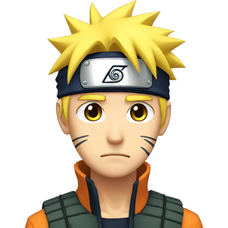 Naruto sad emoji