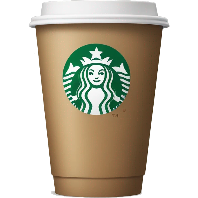 starbucks coffee cup emoji