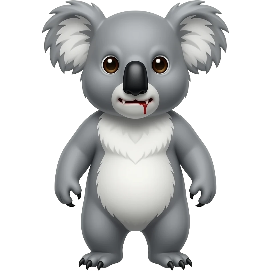 Murderous koala emoji
