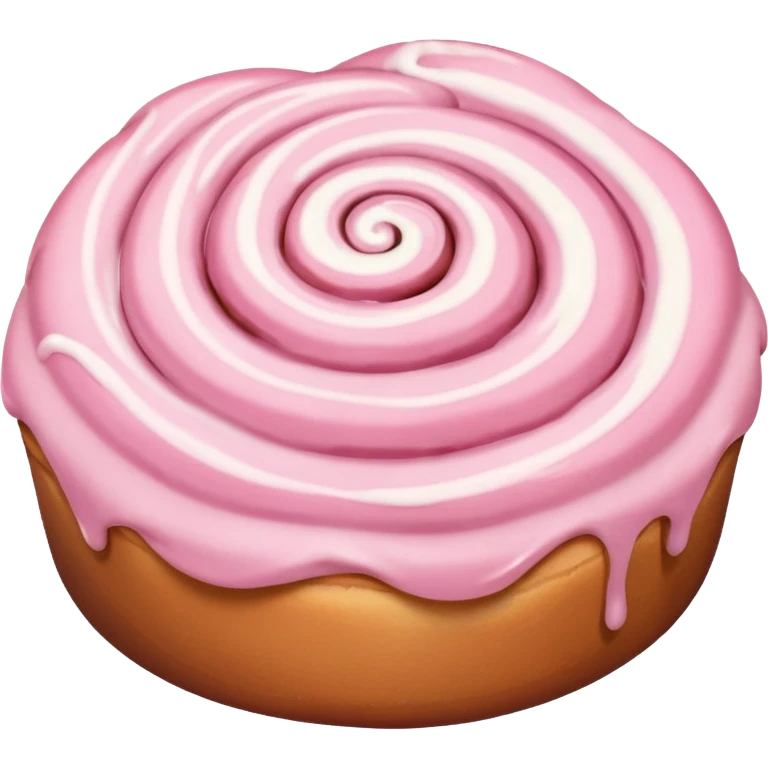 Pink Cinnamon Roll emoji