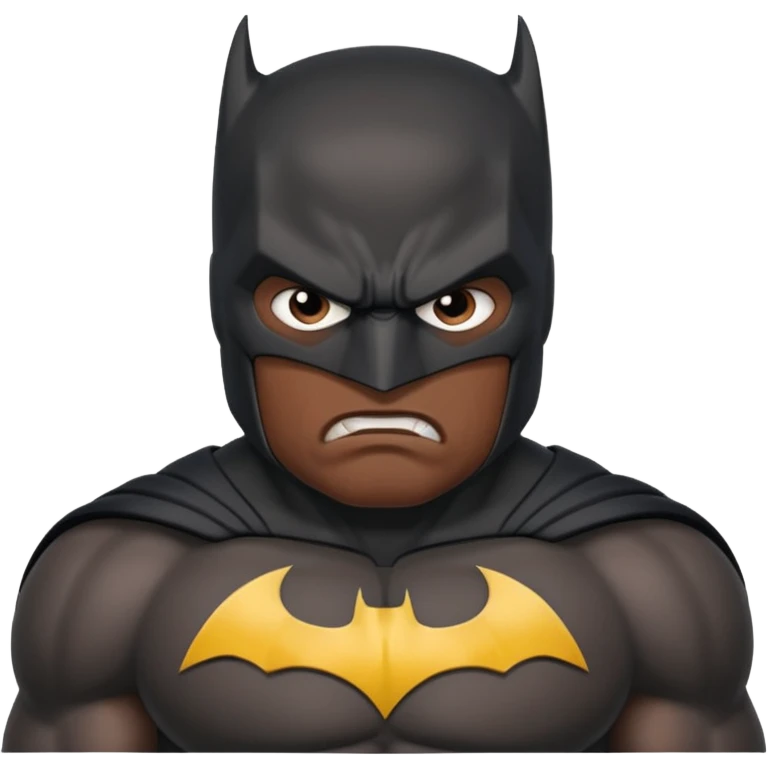 Angry batman emoji