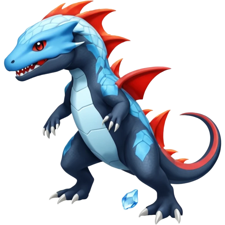 Inteleon-Pokémon-Salandit-Amaura-fusion (full body) emoji