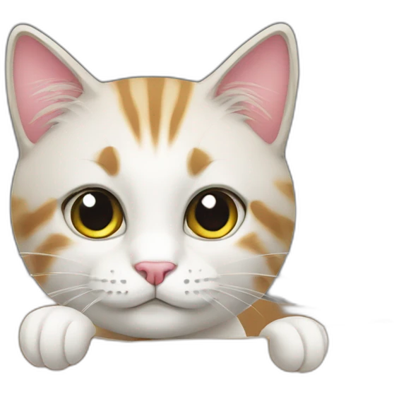 cat from gift box emoji