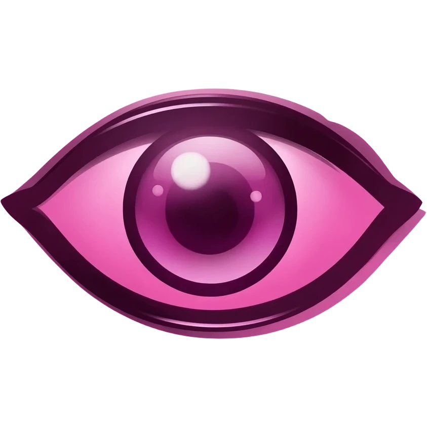 Pink evil eye 🧿 emoji