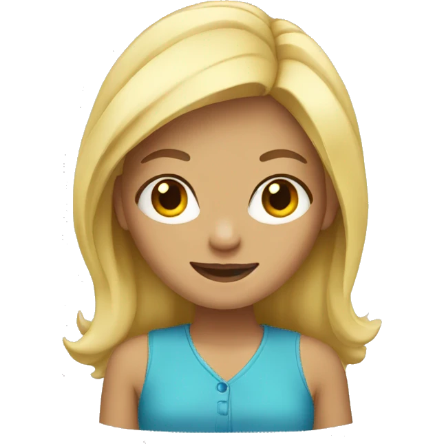 Blonde girl emoji