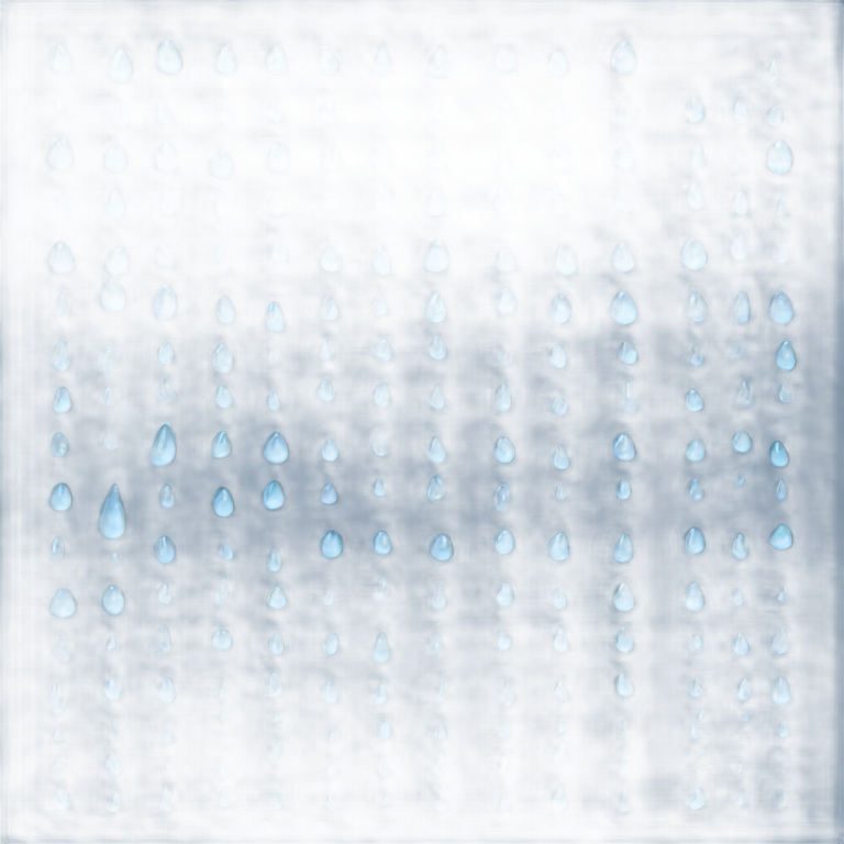 10 rain drops emoji