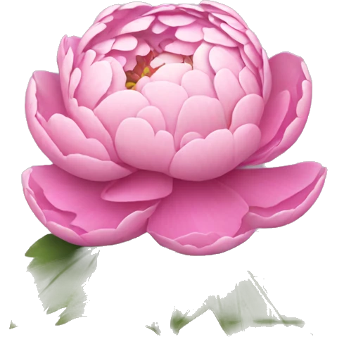 Pink peony bouquet  emoji